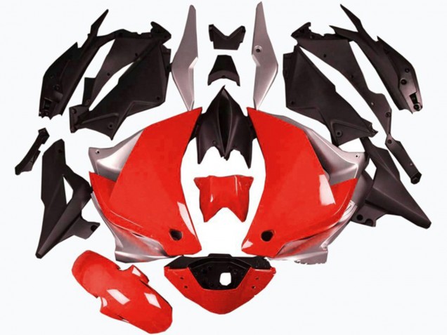 Beste Honda CBR250RR Motorrad Verkleidung 2011-2015 - Silber Rot