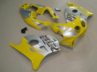 Beste Honda CBR250RR Motorrad Verkleidung 1990-1998 - Silber Gelb