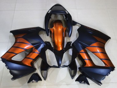 Beste Honda VFR 800 Motorrad Verkleidung 2002-2013 - Orange Matt Blau Matt Schwarz