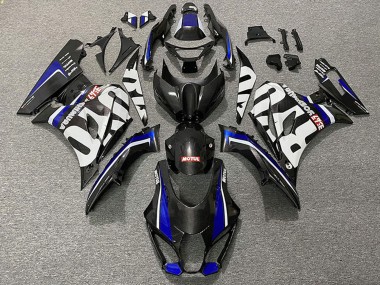 Beste Suzuki GSXR 1000 Motorrad Verkleidung 2017-2024 - Carbonfaser Stil Blau