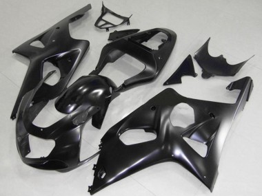 Beste Suzuki GSXR 1000 Motorrad Verkleidung 2000-2002 - Matt Schwarz