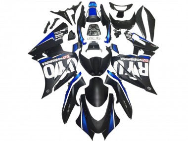 Beste Suzuki GSXR 1000 Motorrad Verkleidung 2017-2024 - Matt Schwarz Blau