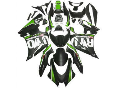 Beste Suzuki GSXR 1000 Motorrad Verkleidung 2017-2024 - Matt Schwarz Grun