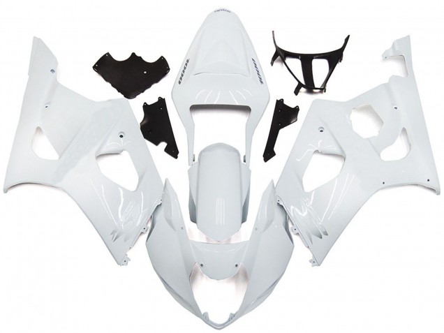 Beste Suzuki GSXR 1000 Motorrad Verkleidung 2003-2004 - Glanzendes Weiss