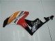 Beste Honda CBR600RR Motorrad Verkleidung 2007-2008 - Orange Weiss Rot Glanzendes Schwarz Repsol