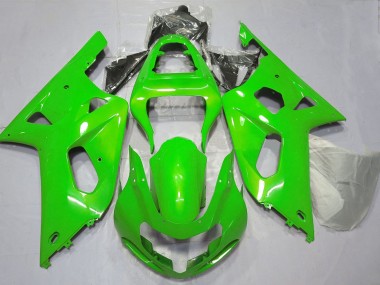 Beste Suzuki GSXR 600 / GSXR 750 Motorrad Verkleidung 2001-2003 - Grun