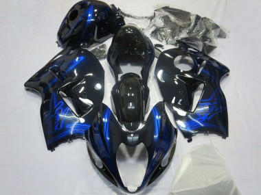 Beste Suzuki GSXR 1300 Motorrad Verkleidung 1996-2007 - Elektrisches Blau