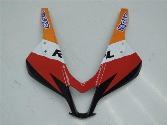 Beste Honda CBR600RR Komplette Abs Verkleidung Kit 2009-2012 - Orange Weiss Rot Glanzendes Schwarz Repsol