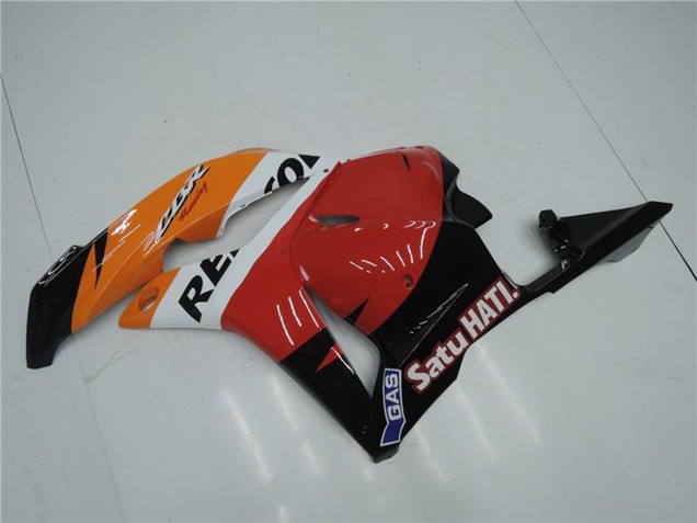 Beste Honda CBR600RR Komplette Abs Verkleidung Kit 2009-2012 - Orange Weiss Rot Glanzendes Schwarz Repsol
