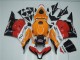 Beste Honda CBR600RR Komplette Abs Verkleidung Kit 2009-2012 - Orange Weiss Rot Glanzendes Schwarz Repsol