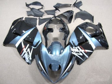 Beste Suzuki GSXR 1300 Motorrad Verkleidung 1996-2007 - Hellblau und Schwarz