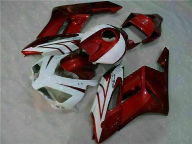 Beste Honda CBR1000RR Motorrad Verkleidung 2004-2005 - Weiss Rot Schwarz