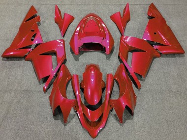 Beste Kawasaki ZX10R Motorrad Verkleidung 2004-2005 - Glanzendes Rot