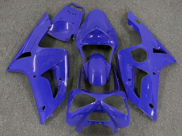 Beste Kawasaki ZX6R Motorrad Verkleidung 2003-2004 - Blau