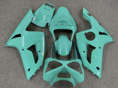 Beste Kawasaki ZX6R Motorrad Verkleidung 2003-2004 - Cyan