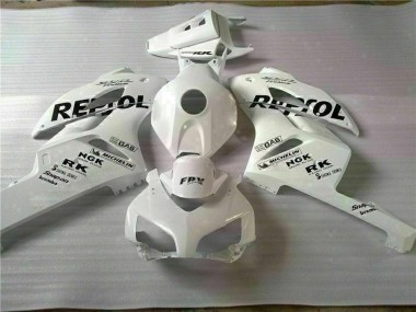 Beste Honda CBR1000RR Motorrad Verkleidung 2004-2005 - Weiss Schwarz Repsol