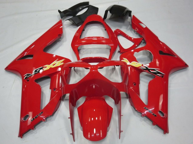 Beste Kawasaki ZX6R Motorrad Verkleidung 2003-2004 - Rot