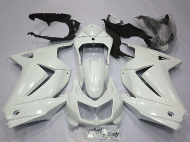 Beste Kawasaki Ninja 250 Motorrad Verkleidung 2008-2012 - Glanzendes Weiss