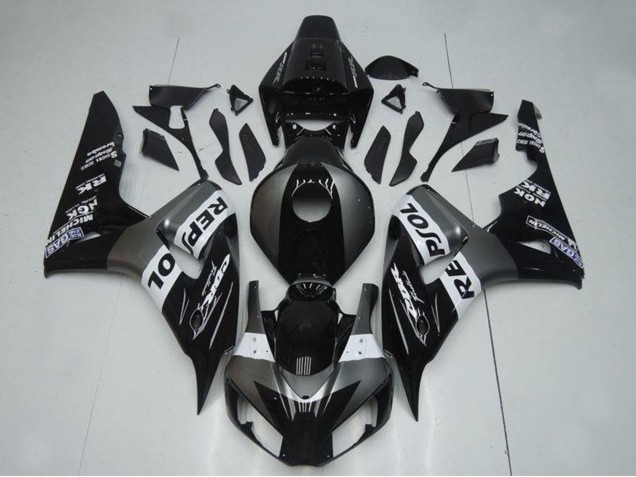 Beste Honda CBR1000RR Motorrad Verkleidung 2004-2005 - Grau Weiss Glanzendes Schwarz Repsol