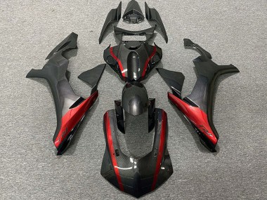 Beste Yamaha R1 Motorrad Verkleidung 2015-2019 - Carbonfaser Stil Rot