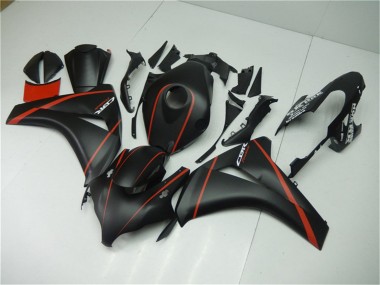 Beste Honda CBR1000RR Motorrad Verkleidung 2008-2011 - Matt Schwarz Rot