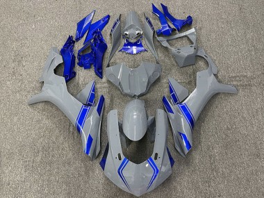 Beste Yamaha R1 Motorrad Verkleidung 2015-2019 - Nardo Grau Blau