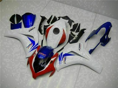 Beste Honda CBR1000RR Motorrad Verkleidung 2008-2011 - Weiss Rot Blau HRC