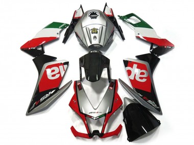 Beste Aprilia RS4 125 Motorrad Verkleidung 2012-2018 - Silber Rot Grun Glanzendes Schwarz OEM Stil