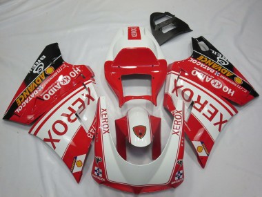 Beste Ducati 748 916 996 998 Motorrad Verkleidung 1993-2005 - Weiss Rot Glanzendes Schwarz Xerox