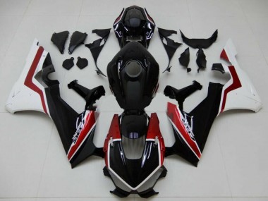 Beste Honda CBR1000RR Motorrad Verkleidung 2017-2023 - Weiss Rot Glanzendes Schwarz