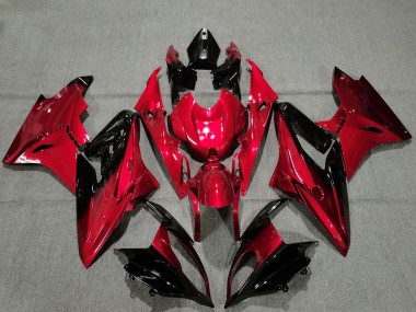Beste BMW S1000RR Motorrad Verkleidung 2009-2014 - Rot Glanzendes Schwarz