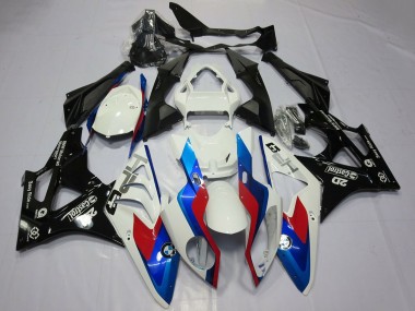 Beste BMW S1000RR Motorrad Verkleidung 2009-2014 - Weiss Rot Blau Glanzendes Schwarz Castrol OEM Stil