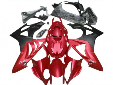 Beste BMW S1000RR Motorrad Verkleidung 2009-2014 - Rot Matt Schwarz
