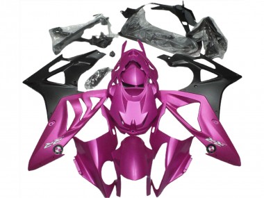Beste BMW S1000RR Motorrad Verkleidung 2009-2014 - Rosa Matt Schwarz