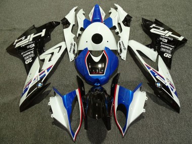 Beste BMW S1000RR Motorrad Verkleidung 2009-2014 - Weiss Rot Blau Glanzendes Schwarz HP