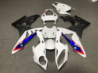 Beste BMW S1000RR Motorrad Verkleidung 2009-2014 - Weiss Rot Blau Matt Schwarz