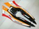 Beste Honda CBR600 F3 Motorrad Verkleidung 1995-1996 - Orange Weiss Rot Glanzendes Schwarz Repsol