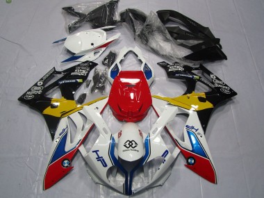 Beste BMW S1000RR Motorrad Verkleidung 2009-2014 - Weiss Gelb Rot Schwarz Blau HP