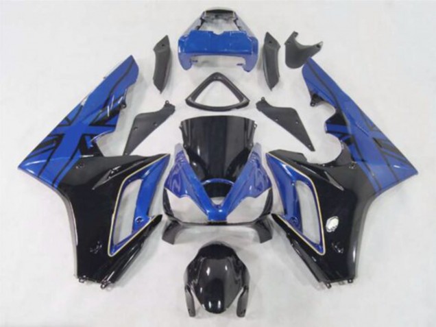 Beste Triumph Daytona 675 Motorrad Verkleidung 2006-2008 - Blau Glanzendes Schwarz