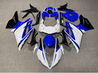 Beste Triumph Daytona 675 Motorrad Verkleidung 2013-2016 - Weiss Blau Glanzendes Schwarz