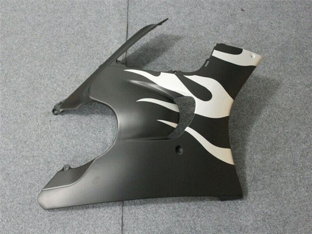 Beste Honda CBR600 F3 Motorrad Verkleidung 1995-1996 - Weiss Matt Schwarz Flamme