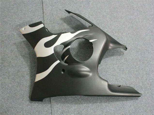 Beste Honda CBR600 F3 Motorrad Verkleidung 1995-1996 - Weiss Matt Schwarz Flamme
