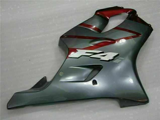 Beste Honda CBR600 F4i Motorrad Verkleidung Kit 2001-2003 - Silber Rot