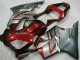 Beste Honda CBR600 F4i Motorrad Verkleidung Kit 2001-2003 - Silber Rot