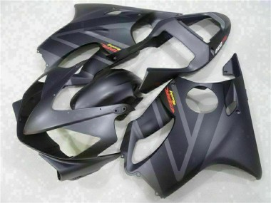 Beste Honda CBR600 F4i Motorrad Verkleidung 2001-2003 - Matt Schwarz Grau