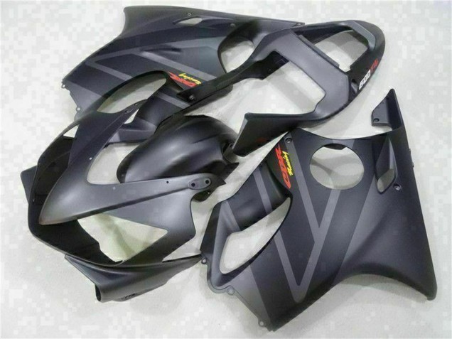 Beste Honda CBR600 F4i Motorrad Verkleidung 2001-2003 - Matt Schwarz Grau