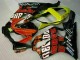 Beste Honda CBR600 F4i Motorrad Verkleidung 2001-2003 - Gelb Orange Glanzendes Schwarz Rossi 46