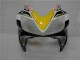 Beste Honda CBR600 F4i Motorrad Verkleidung 2001-2003 - Weiss Gelb Glanzendes Schwarz Playboy