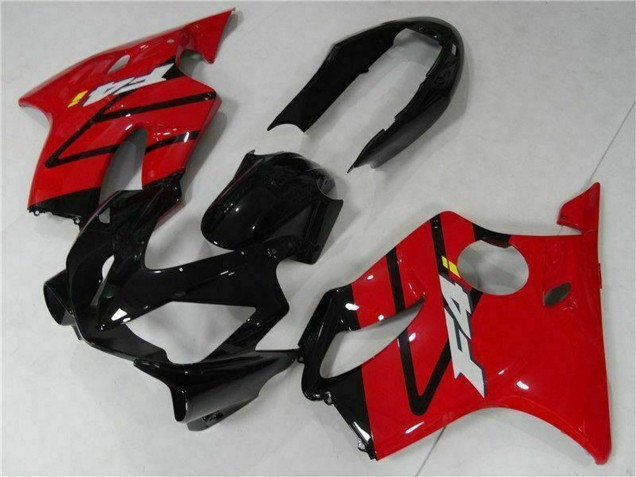 Beste Honda CBR600 F4i Motorrad Verkleidung 2004-2007 - Rot Glanzendes Schwarz