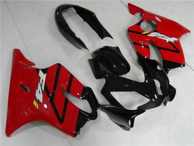 Beste Honda CBR600 F4i Motorrad Verkleidung 2004-2007 - Rot Glanzendes Schwarz